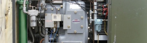 máy nén khí trục vít cũ, máy nén khí hitachi